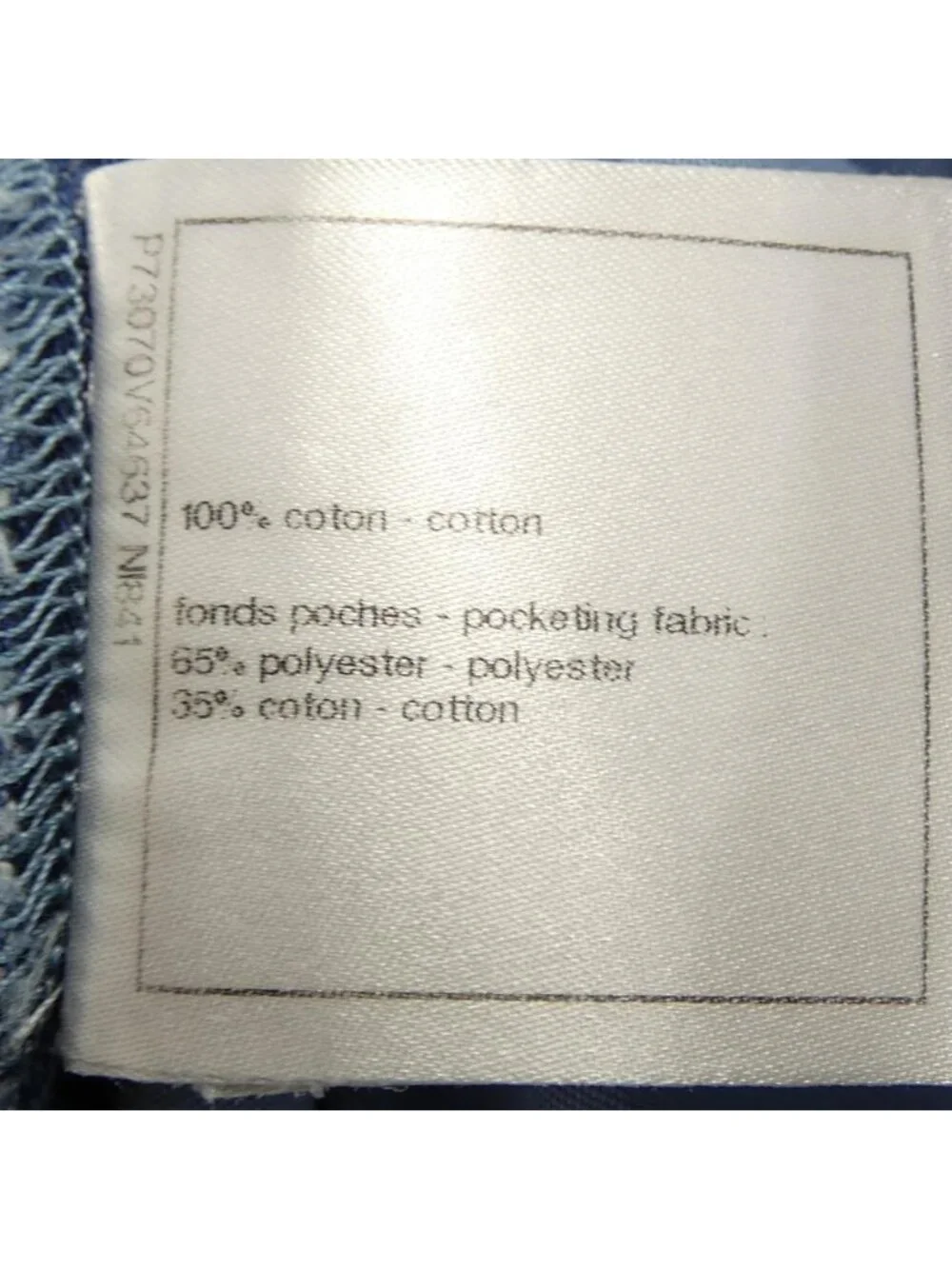 Chanel Jeans Blue